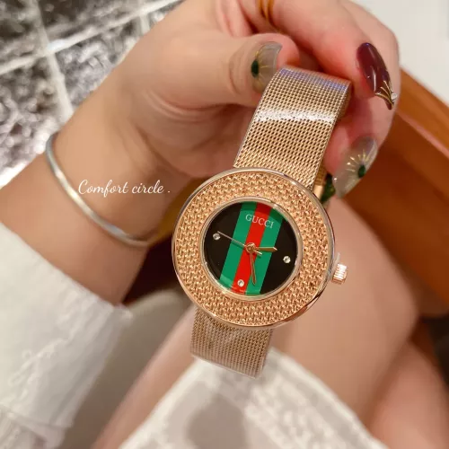 Cheap Gucci Watches In Rose Gold #1374609, $$29.00 USD On Gucci Watches
