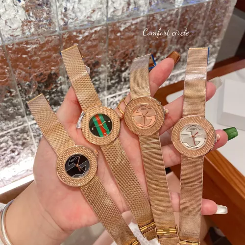 Replica Gucci Watches In Rose Gold #1374609 $29.00 USD for Wholesale