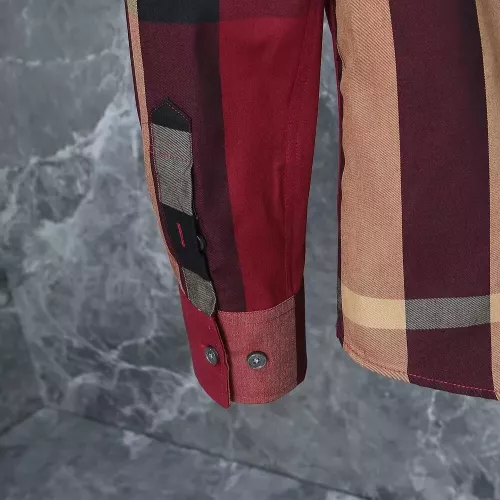Replica Burberry Shirts Long Sleeved For Men #1374619 $38.00 USD for Wholesale