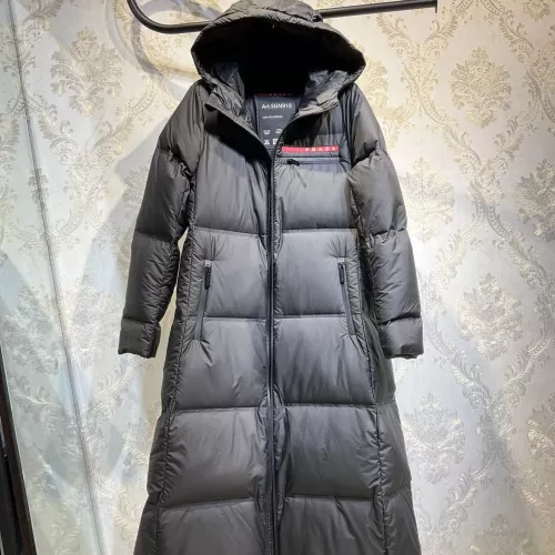 Replica Prada Down Feather Coat Long Sleeved For Women #1374726 $175.00 USD for Wholesale