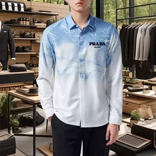 Cheap Prada Shirts Long Sleeved For Men #1374900, $$56.00 USD On Prada Shirts