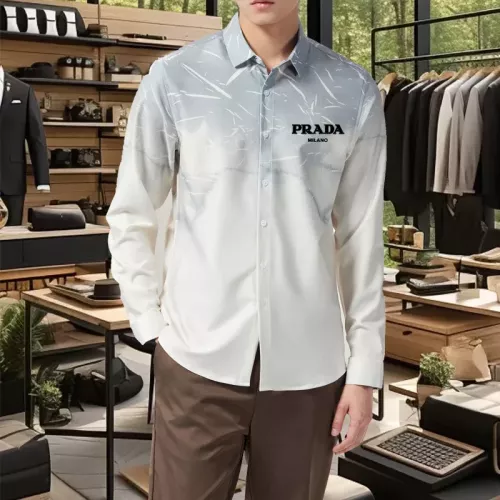 Cheap Prada Shirts Long Sleeved For Men #1374901, $$56.00 USD On Prada Shirts