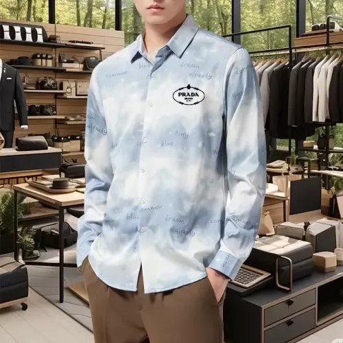 Cheap Prada Shirts Long Sleeved For Men #1374909, $$56.00 USD On Prada Shirts
