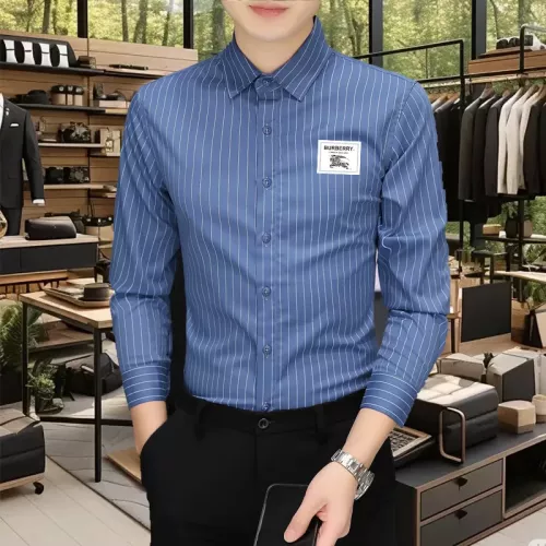 Cheap Burberry Shirts Long Sleeved For Men #1374915, $$56.00 USD On Burberry Shirts