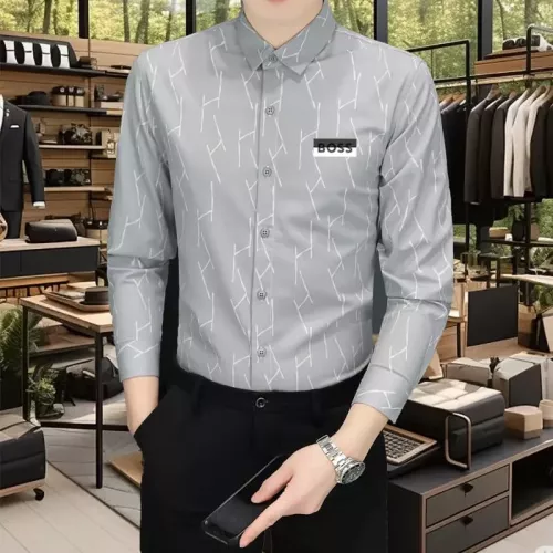 Cheap Boss Shirts Long Sleeved For Men #1374925, $$56.00 USD On Boss Shirts