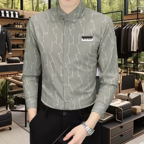 Cheap Boss Shirts Long Sleeved For Men #1374926, $$56.00 USD On Boss Shirts