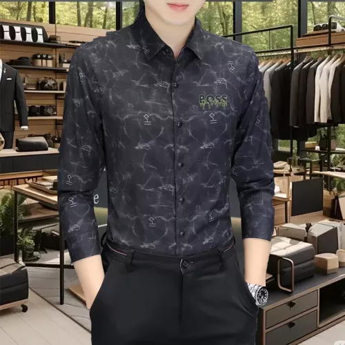 Cheap Boss Shirts Long Sleeved For Men #1374928, $$56.00 USD On Boss Shirts