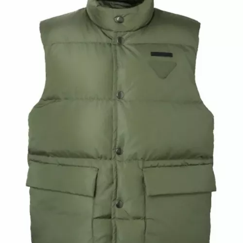 Cheap Prada Down Feather Coat Sleeveless For Unisex #1375143, $$132.00 USD On Prada Down Feather Coat