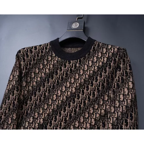 Replica Christian Dior Sweaters Long Sleeved For Men #1375496 $48.00 USD for Wholesale