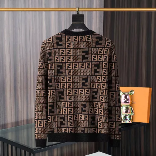 Replica Fendi Sweaters Long Sleeved For Men #1375497 $48.00 USD for Wholesale
