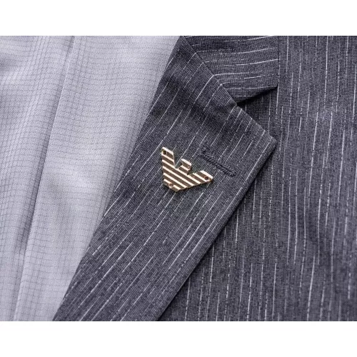Replica Armani Jackets Long Sleeved For Men #1375506 $68.00 USD for Wholesale