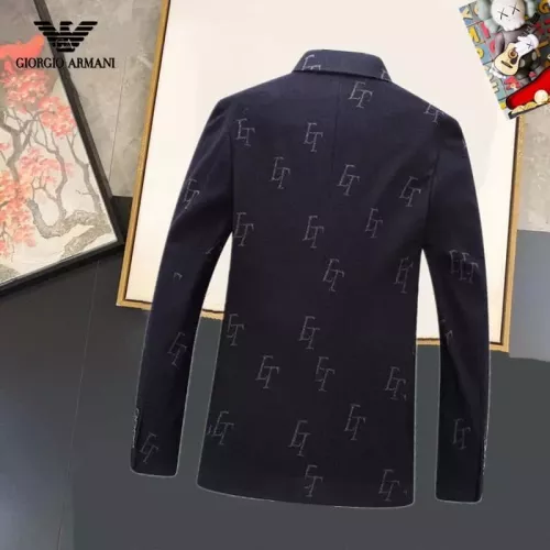 Replica Armani Jackets Long Sleeved For Men #1375513 $68.00 USD for Wholesale