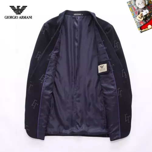Replica Armani Jackets Long Sleeved For Men #1375513 $68.00 USD for Wholesale