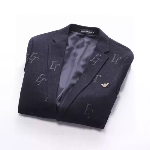 Replica Armani Jackets Long Sleeved For Men #1375513 $68.00 USD for Wholesale
