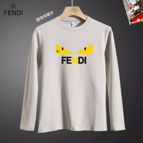 Cheap Fendi T-Shirts Long Sleeved For Men #1375531, $$40.00 USD On Fendi T-Shirts