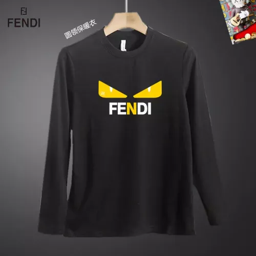 Cheap Fendi T-Shirts Long Sleeved For Men #1375534, $$40.00 USD On Fendi T-Shirts