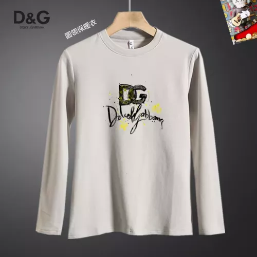 Cheap Dolce &amp; Gabbana D&amp;G T-Shirts Long Sleeved For Men #1375541, $$40.00 USD On Dolce &amp; Gabbana D&amp;G T-Shirts
