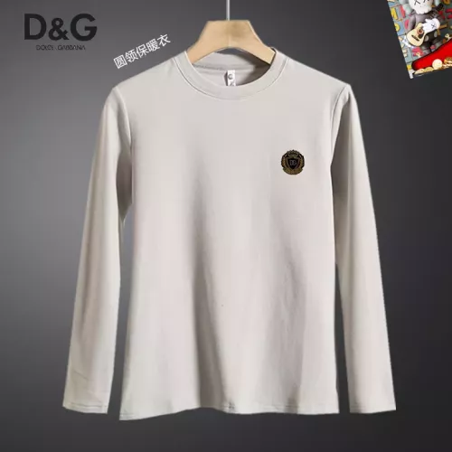 Cheap Dolce &amp; Gabbana D&amp;G T-Shirts Long Sleeved For Men #1375551, $$40.00 USD On Dolce &amp; Gabbana D&amp;G T-Shirts