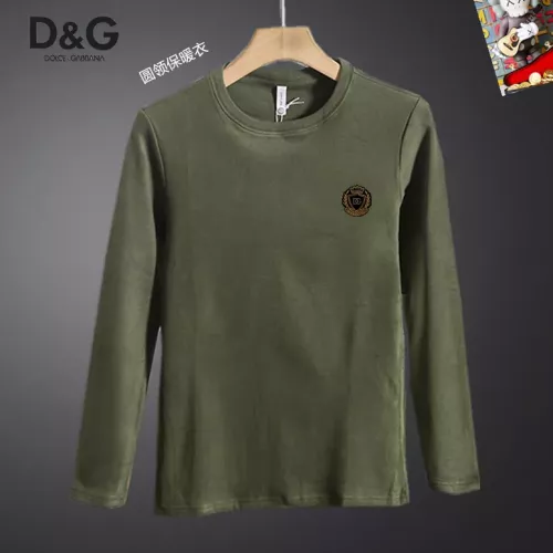 Cheap Dolce &amp; Gabbana D&amp;G T-Shirts Long Sleeved For Men #1375553, $$40.00 USD On Dolce &amp; Gabbana D&amp;G T-Shirts