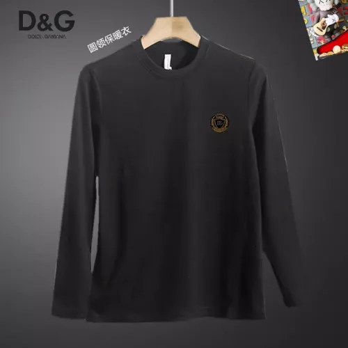 Cheap Dolce &amp; Gabbana D&amp;G T-Shirts Long Sleeved For Men #1375554, $$40.00 USD On Dolce &amp; Gabbana D&amp;G T-Shirts
