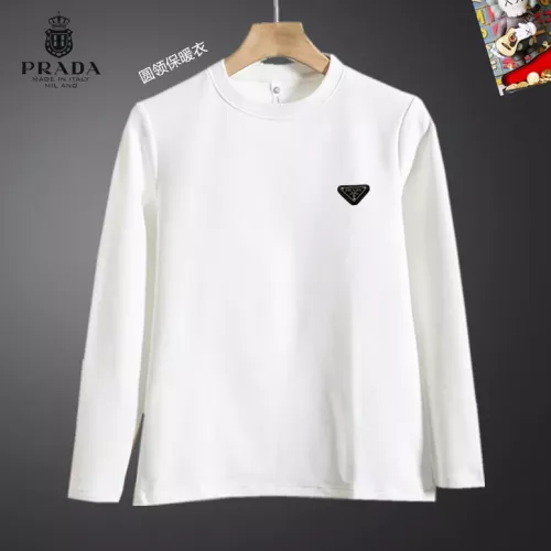 Cheap Prada T-Shirts Long Sleeved For Men #1375560, $$40.00 USD On Prada T-Shirts