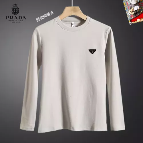 Cheap Prada T-Shirts Long Sleeved For Men #1375561, $$40.00 USD On Prada T-Shirts
