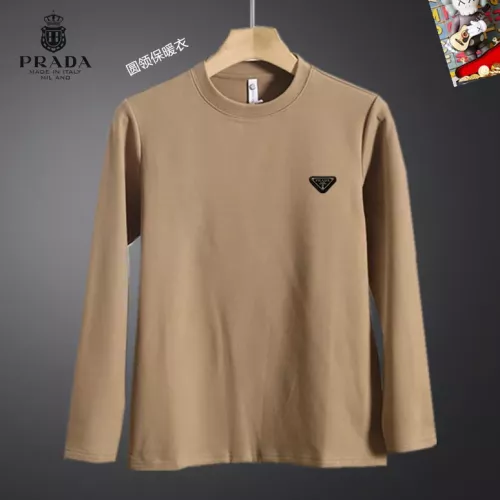 Cheap Prada T-Shirts Long Sleeved For Men #1375562, $$40.00 USD On Prada T-Shirts