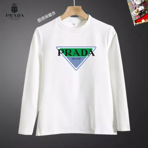 Cheap Prada T-Shirts Long Sleeved For Men #1375580, $$40.00 USD On Prada T-Shirts