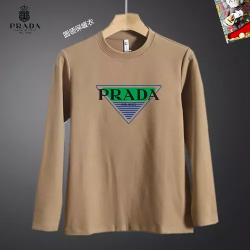 Cheap Prada T-Shirts Long Sleeved For Men #1375582, $$40.00 USD On Prada T-Shirts