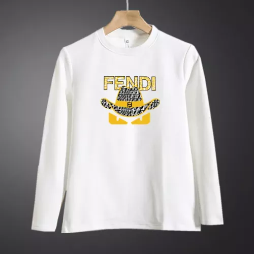 Cheap Fendi T-Shirts Long Sleeved For Men #1375585, $$40.00 USD On Fendi T-Shirts