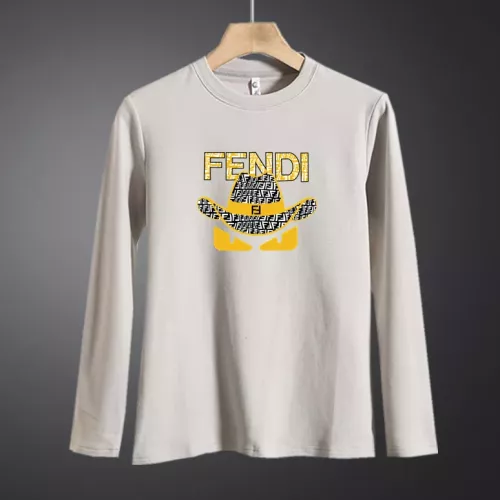 Cheap Fendi T-Shirts Long Sleeved For Men #1375586, $$40.00 USD On Fendi T-Shirts