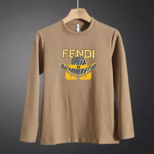 Cheap Fendi T-Shirts Long Sleeved For Men #1375587, $$40.00 USD On Fendi T-Shirts