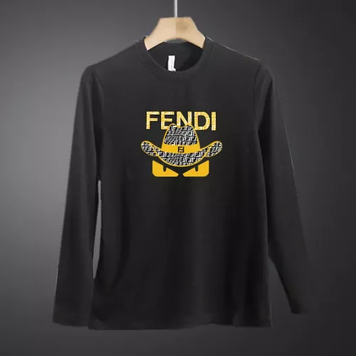 Cheap Fendi T-Shirts Long Sleeved For Men #1375589, $$40.00 USD On Fendi T-Shirts