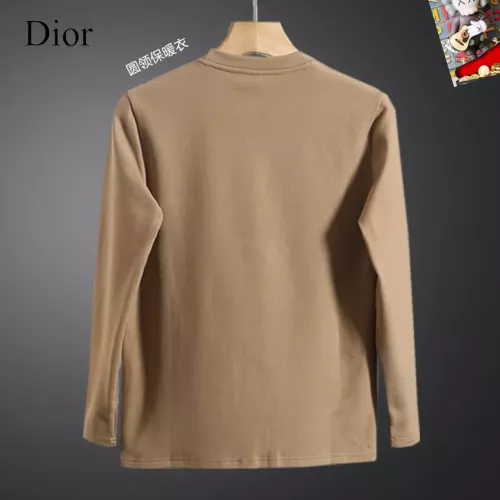 Replica Christian Dior T-Shirts Long Sleeved For Men #1375597 $40.00 USD for Wholesale
