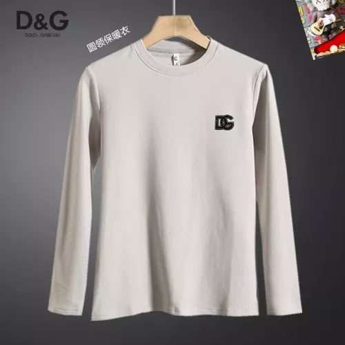 Cheap Dolce &amp; Gabbana D&amp;G T-Shirts Long Sleeved For Men #1375631, $$40.00 USD On Dolce &amp; Gabbana D&amp;G T-Shirts