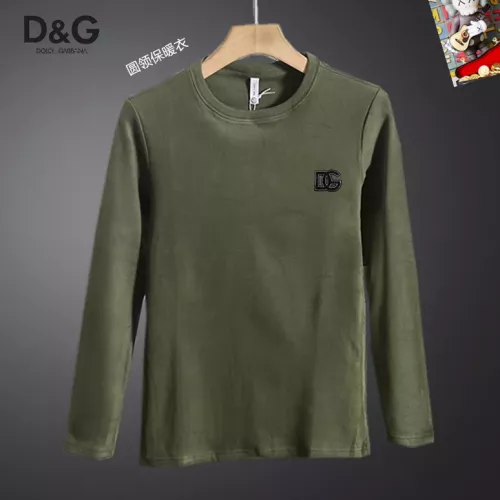 Cheap Dolce &amp; Gabbana D&amp;G T-Shirts Long Sleeved For Men #1375633, $$40.00 USD On Dolce &amp; Gabbana D&amp;G T-Shirts