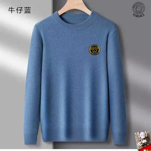 Cheap Versace Sweaters Long Sleeved For Men #1375774, $$42.00 USD On Versace Sweaters