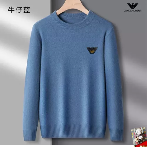 Cheap Armani Sweaters Long Sleeved For Men #1375783, $$42.00 USD On Armani Sweaters