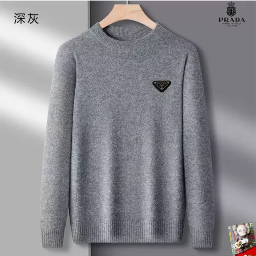 Cheap Prada Sweaters Long Sleeved For Men #1375808, $$42.00 USD On Prada Sweaters