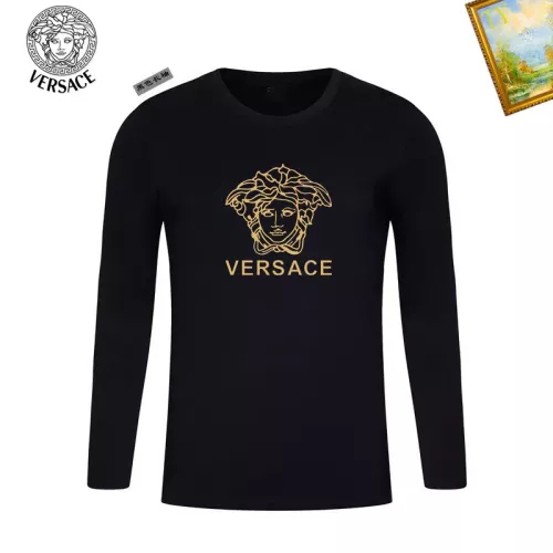 Cheap Versace T-Shirts Long Sleeved For Unisex #1375972, $$34.00 USD On Versace T-Shirts