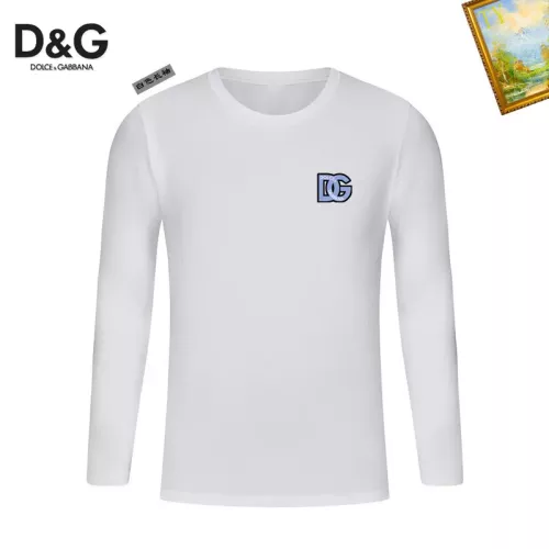 Cheap Dolce &amp; Gabbana D&amp;G T-Shirts Long Sleeved For Unisex #1375985, $$34.00 USD On Dolce &amp; Gabbana D&amp;G T-Shirts