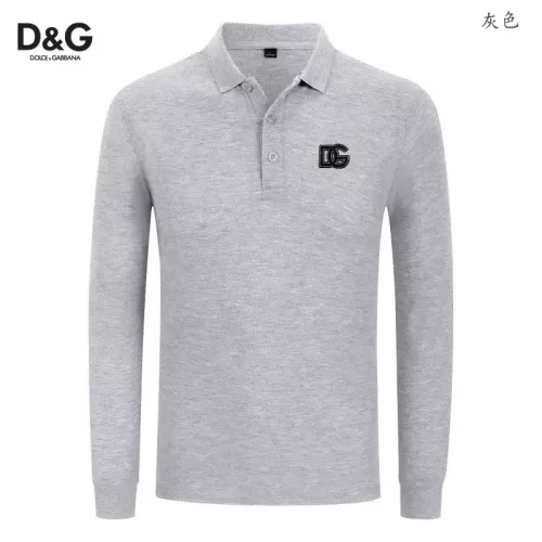 Cheap Dolce &amp; Gabbana D&amp;G T-Shirts Long Sleeved For Men #1376005, $$40.00 USD On Dolce &amp; Gabbana D&amp;G T-Shirts
