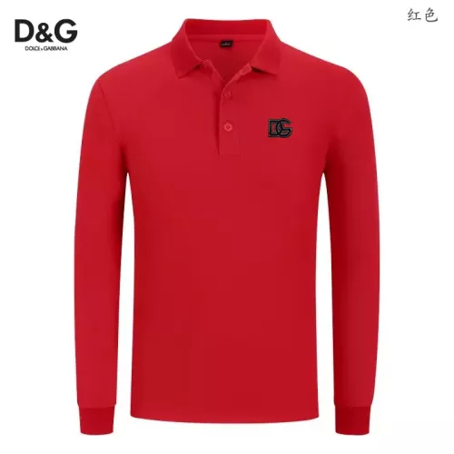Cheap Dolce &amp; Gabbana D&amp;G T-Shirts Long Sleeved For Men #1376006, $$40.00 USD On Dolce &amp; Gabbana D&amp;G T-Shirts