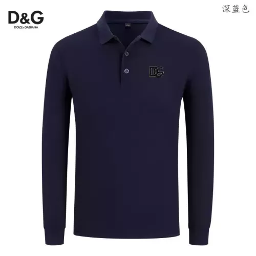 Cheap Dolce &amp; Gabbana D&amp;G T-Shirts Long Sleeved For Men #1376008, $$40.00 USD On Dolce &amp; Gabbana D&amp;G T-Shirts