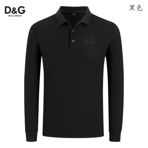 Cheap Dolce &amp; Gabbana D&amp;G T-Shirts Long Sleeved For Men #1376009, $$40.00 USD On Dolce &amp; Gabbana D&amp;G T-Shirts