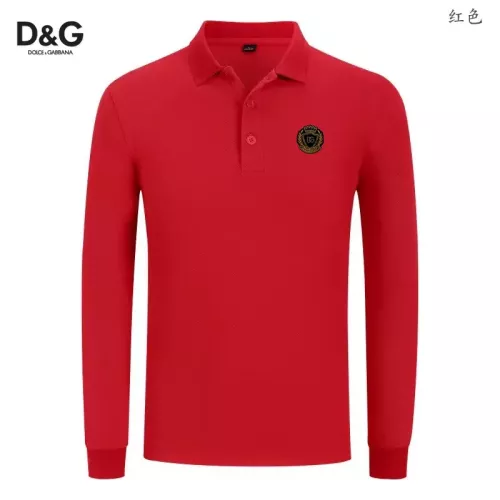 Cheap Dolce &amp; Gabbana D&amp;G T-Shirts Long Sleeved For Men #1376044, $$40.00 USD On Dolce &amp; Gabbana D&amp;G T-Shirts