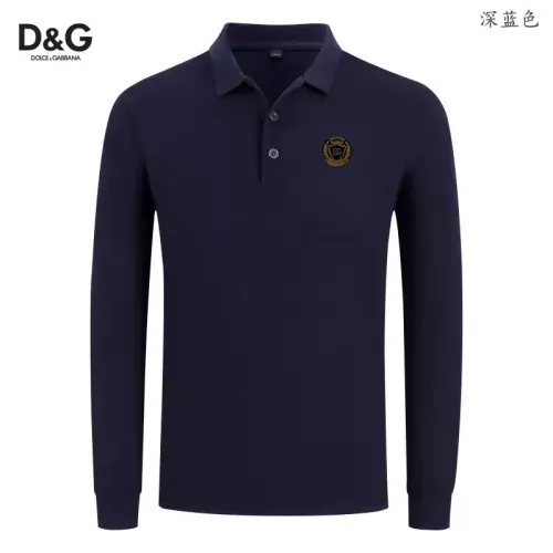 Cheap Dolce &amp; Gabbana D&amp;G T-Shirts Long Sleeved For Men #1376046, $$40.00 USD On Dolce &amp; Gabbana D&amp;G T-Shirts