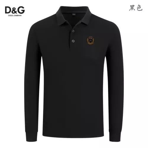 Cheap Dolce &amp; Gabbana D&amp;G T-Shirts Long Sleeved For Men #1376047, $$40.00 USD On Dolce &amp; Gabbana D&amp;G T-Shirts
