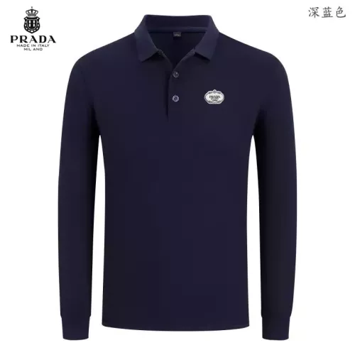 Cheap Prada T-Shirts Long Sleeved For Men #1376068, $$40.00 USD On Prada T-Shirts