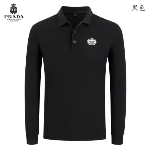 Cheap Prada T-Shirts Long Sleeved For Men #1376069, $$40.00 USD On Prada T-Shirts